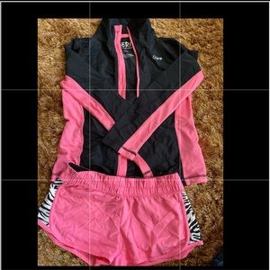 Windbreaker short Aeropostale short & jacket set
